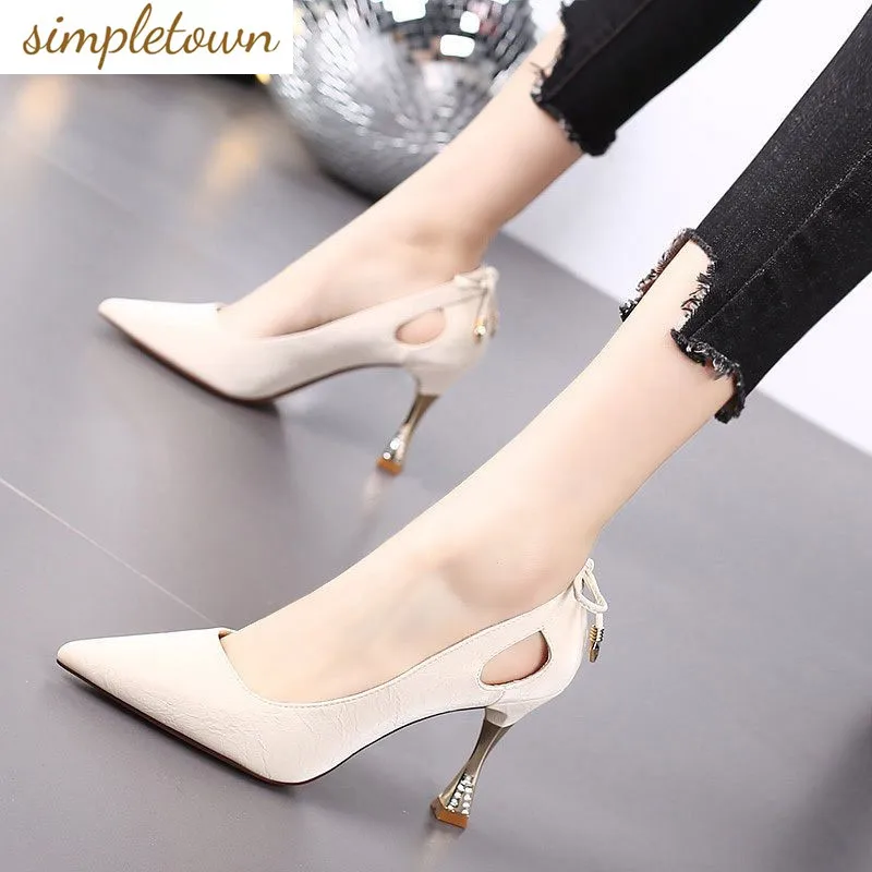 

Celebrity Temperament High Heels Thin Heels Shallow Cut Women's Shoes Spring 2023 New Korean Version Professional Shoes