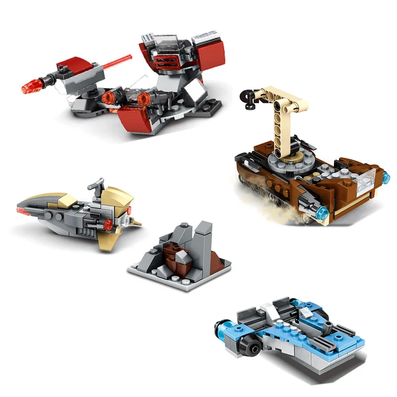 

K-001-010 Clone Soldier Mini Robot Figure Building BricksBB8 Small Particle Building Blocks Toys Boy Anime Figure Minifigures