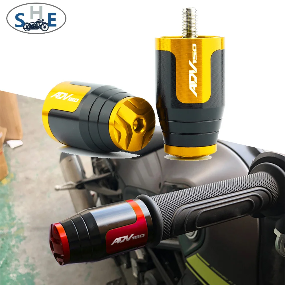 

For Honda ADV150 ADV 150 Motorcycle CNC Accessories Handlebar Grip Handle Bar Hand Grips End Cover Cap Slider