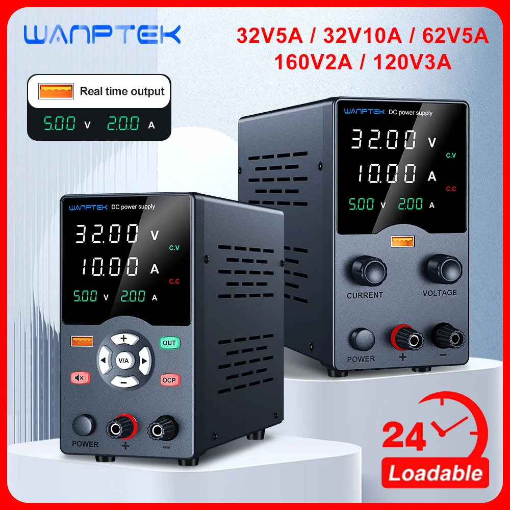 Регулируемый цифровой дисплей Wanptek 30 В 10 А
