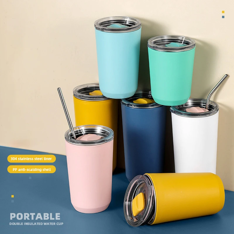 Кружка из нержавеющей стали 304 кружка для офиса простая кофейная чашка подарок