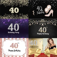 40th birthday princess photocall photography backdrop diamond balloon royal blue queen birthday party background photozone
