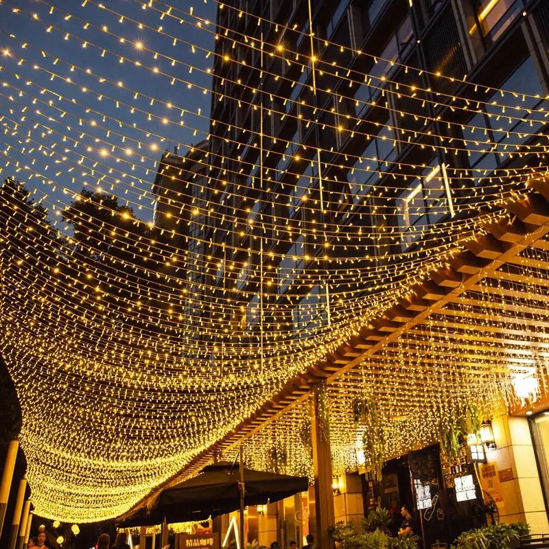 

10M-100M Holiday Led Christmas Lights Outdoor Led String Lights Decoration for Party Holiday Wedding Garland String Lights
