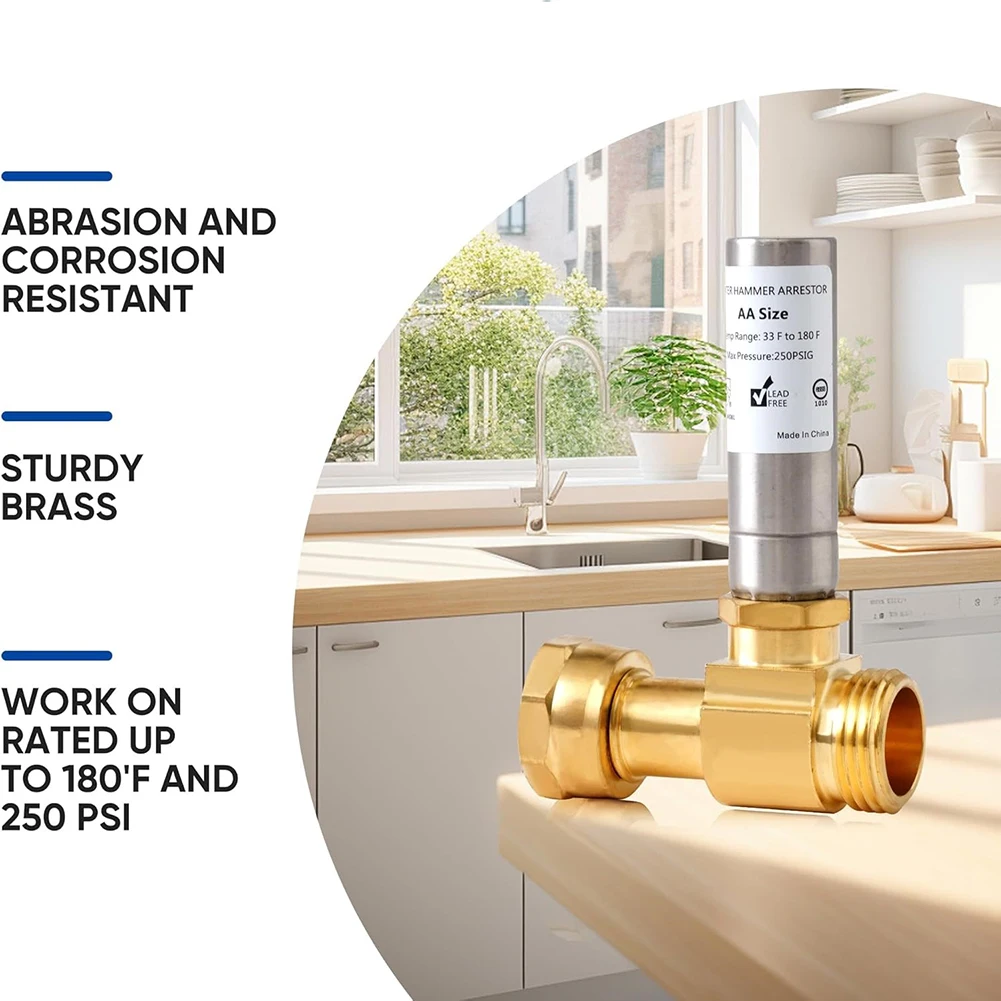 Тройник для водяного молотка ограничитель из нержавеющей стали разрядник