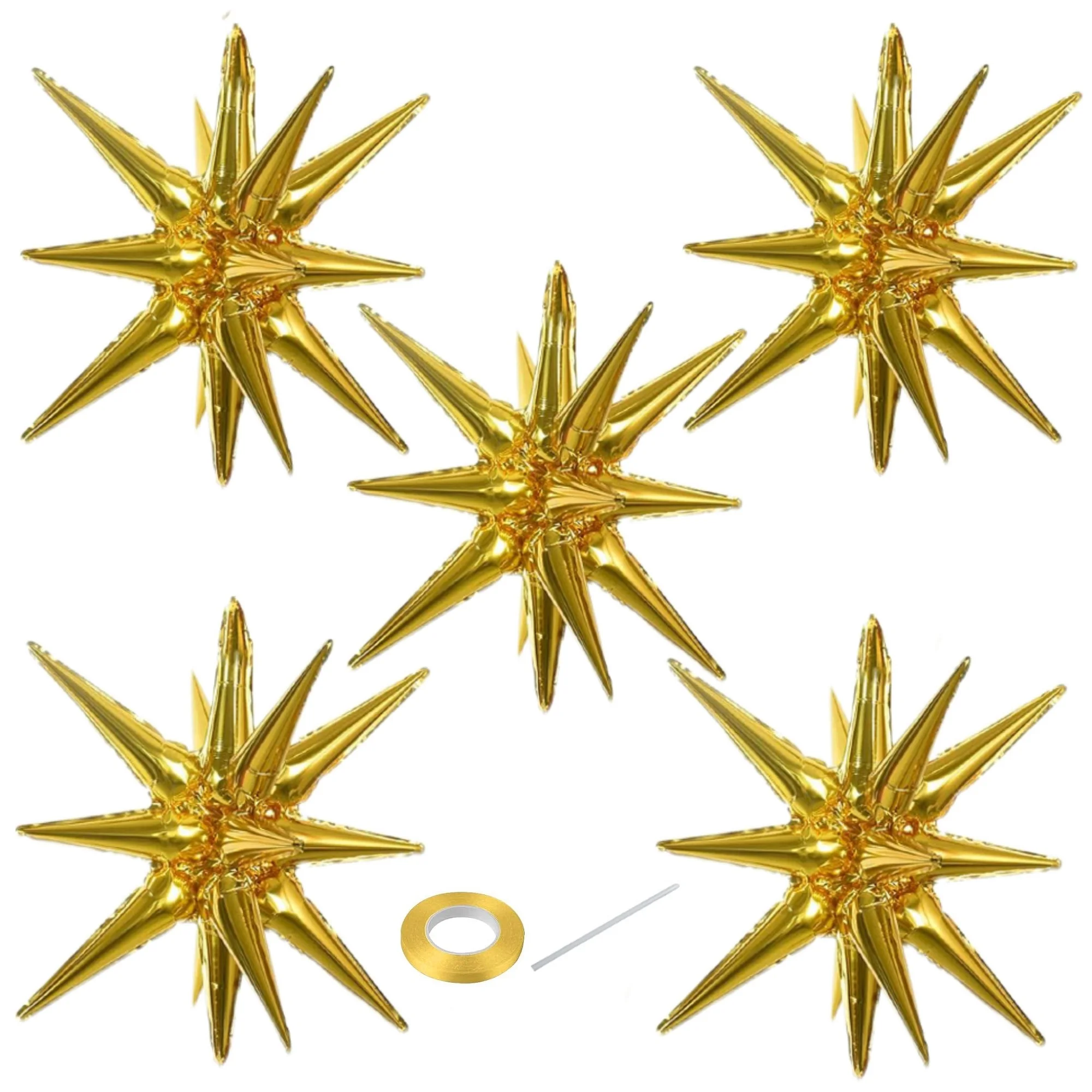 

Набор золотых звездных шаров 22 дюйма