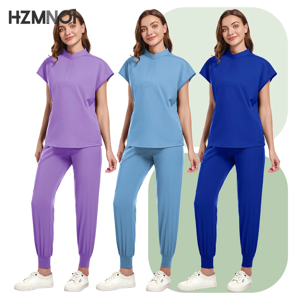 Medical Uniforms Women Scrubs Sets Nurse Nursing Work Clothes Beauty Salon Spa Surgical Suit Lab Hospital Overall