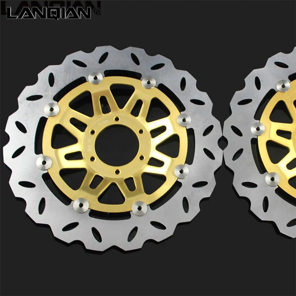 

2PCS Motorcycle accessories Front Floating Brake Disc Rotor For Honda CB400 1992 1993 1994 1995 1996 1997 1998 CB 400