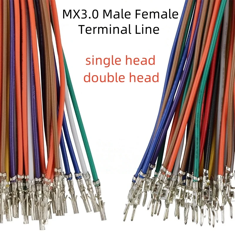 Фото 10 шт. кабелей MX3.0 22AWG для беспроводной зарядки, электронный кабель с разъемами 5557 5559 (штекер/гнездо) №2