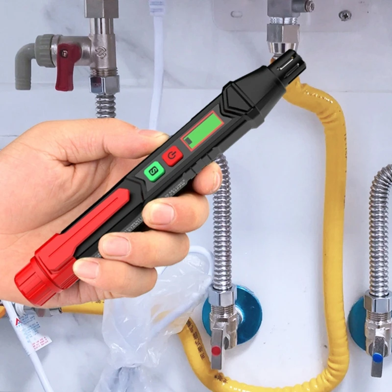 

Детектор утечки газа в виде ручки, Высокочувствительный детектор газа со звуковым и визуальным сигналом, 87HA