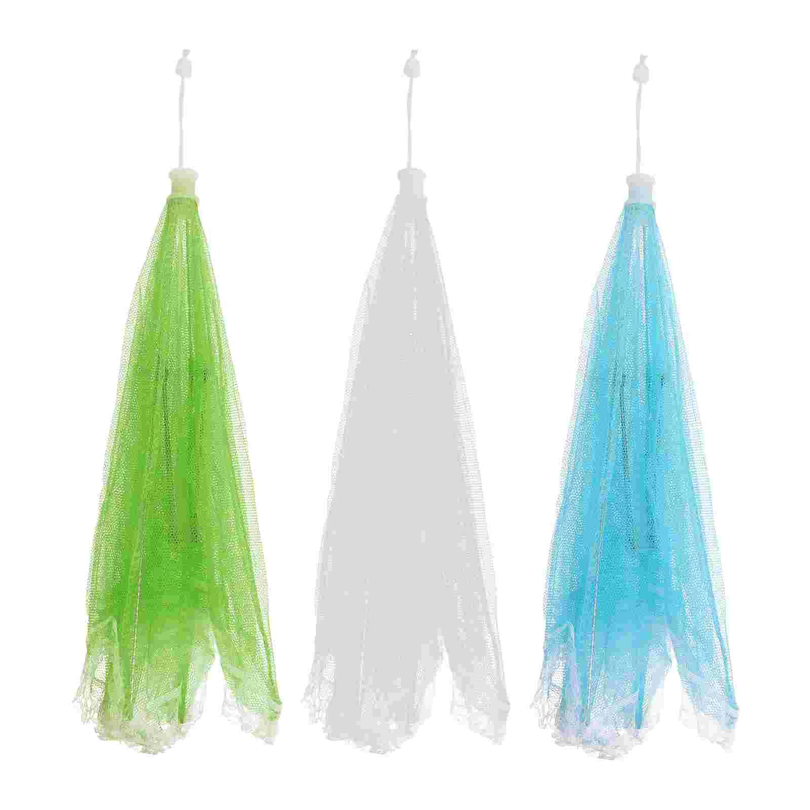 

3 Pcs Food Nets Indoor Tent Food Serving Cover Dessert Display Cover Picnic Food Tent Covers Square Dining Table