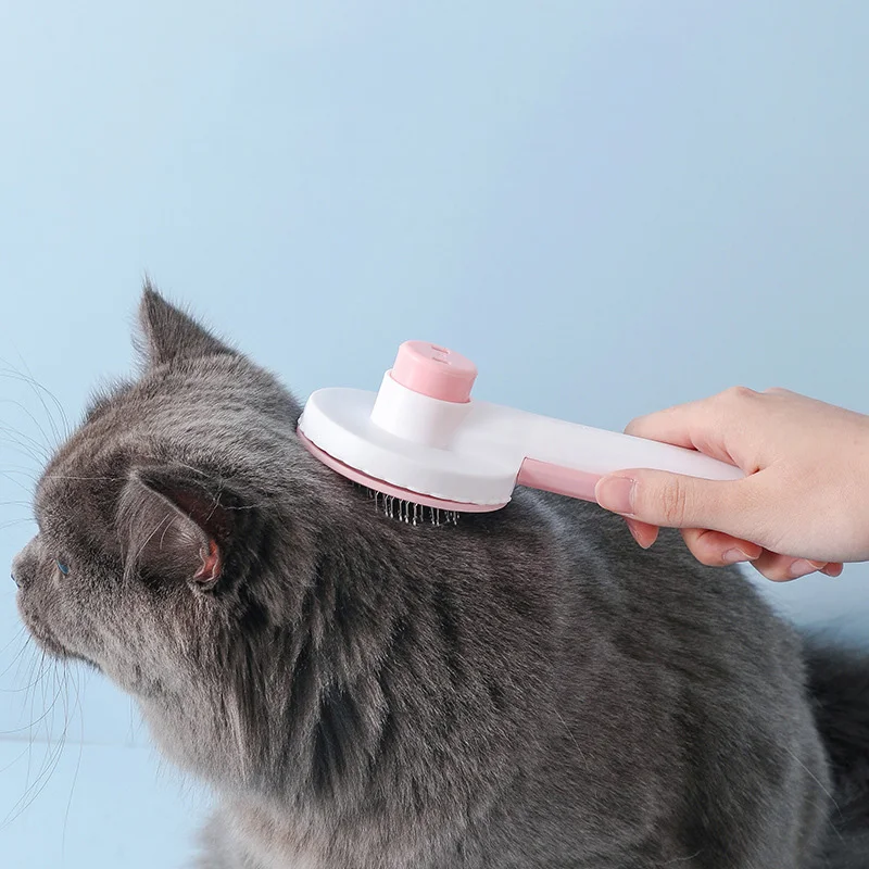 

Pet Hair Grooming Cat Brush Dog Comb Slicker Brush For Cat Dog Fluff Removes Tangled Pet Hair Massages Comb Cats Accessories