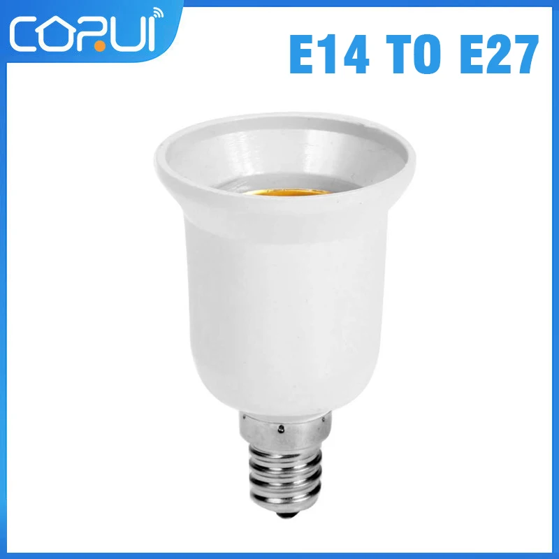 

Держатель для лампы CoRui E14 в E27, преобразователь из высококачественного материала, огнестойкий переходник для цоколя LED B