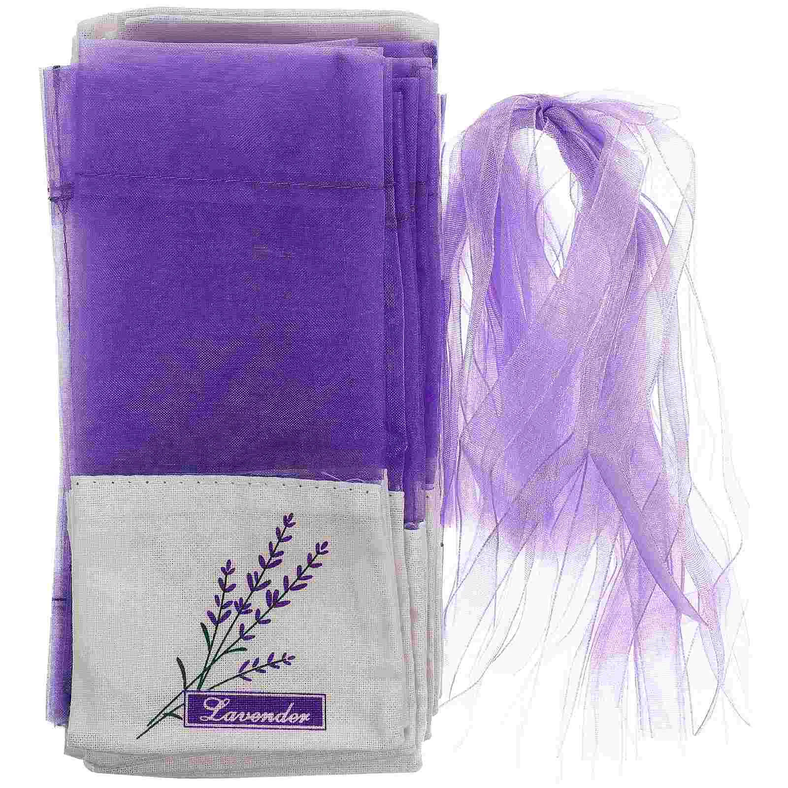 

30 шт. пустые искусственные Лавандовые пакеты в саше с рисунком, искусственные марлевые ароматы, искусственная Лаванда и искусственная фиолетовая