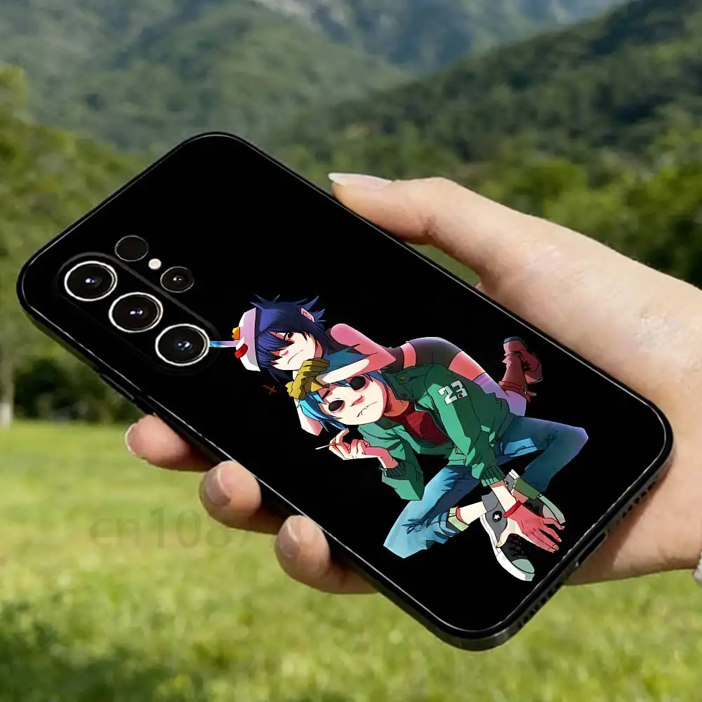 Фото Чехол для телефона G-Gorillaz Rock Band с рисунком для Samsung Galaxy A53,51,72,73,31,30,42, мягкий силиконовый черный чехол №4