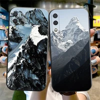 3d emboss mountain phone case for samsung galaxy a11 a20 a21s a52 4g 5g a71 4g 5g a72 liquid silicon carcasa funda back soft