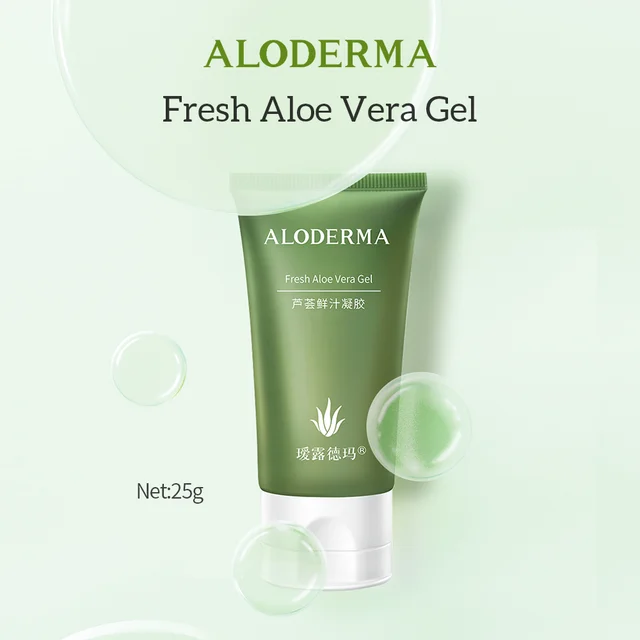 ALODERMA Organic Pure Aloe Vera Gel 25g,80g,114g,200g for Moisturizing Cream Sunburn Gel Sleeping Mask Soothing Lotion 2
