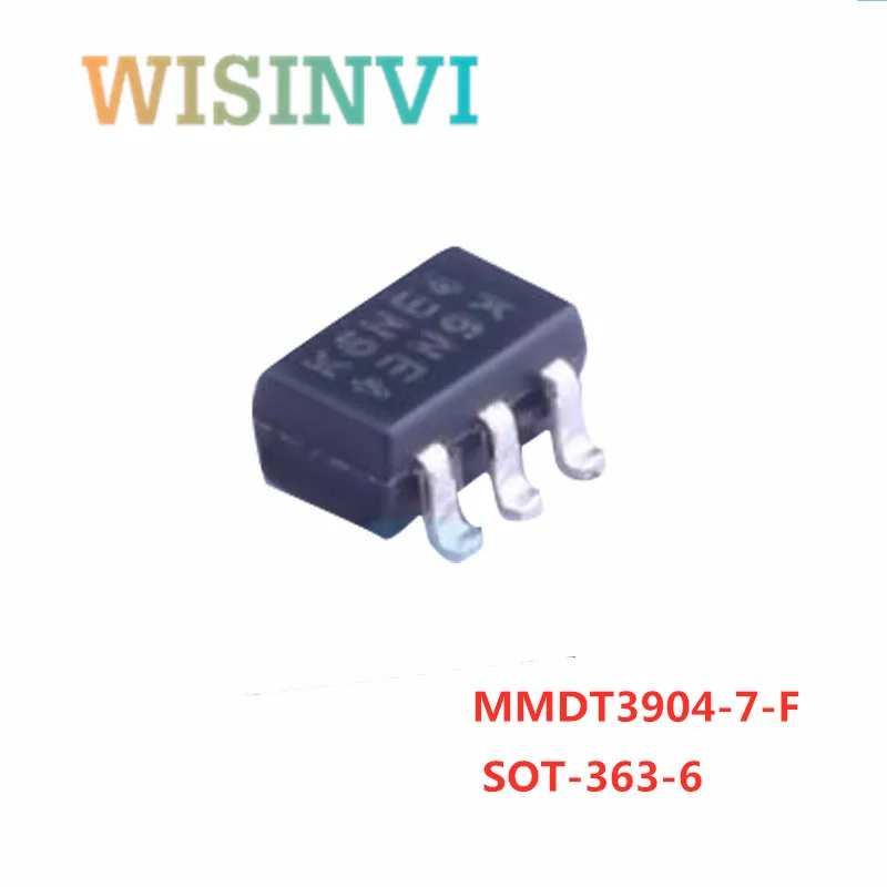 20-100PCS MMDT3904 MMDT3904-7-F  marking K6N** SOT-363 200MA 40V ＆MMDT3906 MMDT3906-7-F K3N** SOT363 2PNP 0.2A - купить по