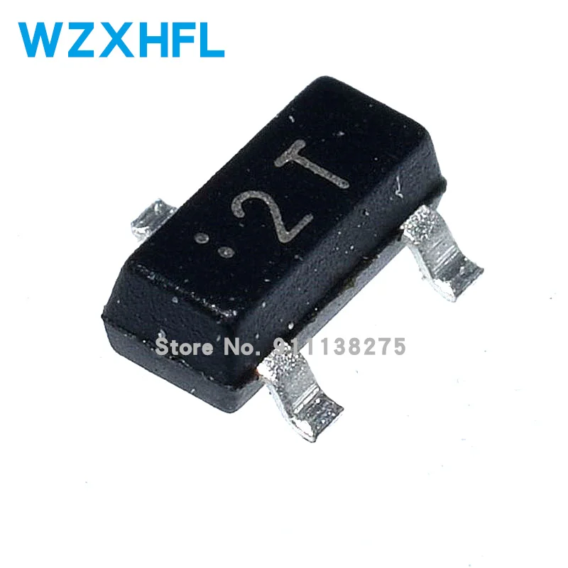 100 шт./лот MMBT4403 MMBT4403LT1G 2T SOT23 MMBT4403LT1 2N4403 600mA 40В SOT-23 PNP SMD транзистор новый и оригинальный
