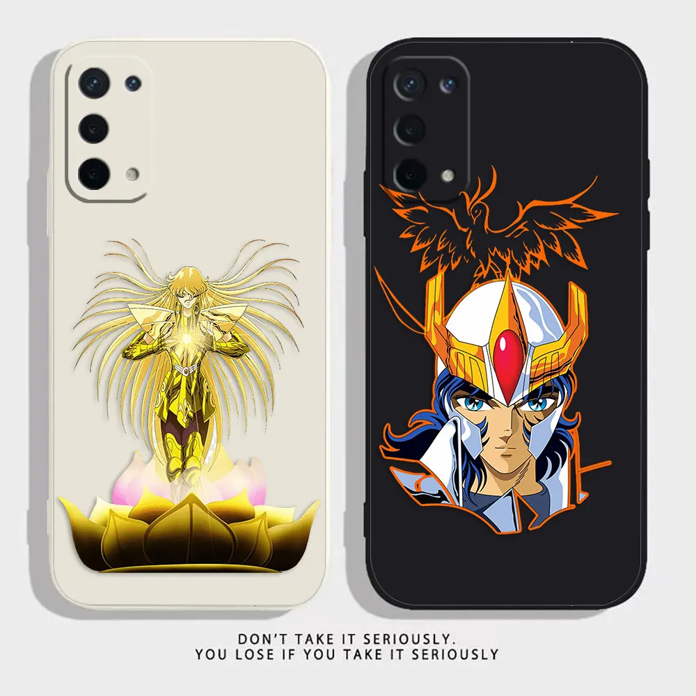 

Anime S-Saint Seiya Phone Case For OPPO A52 A54 A55 A57 A59 A72 A73 A74 A91 A93 A92S A93S A94 A95 4G 5G Case Funda Shell Capa