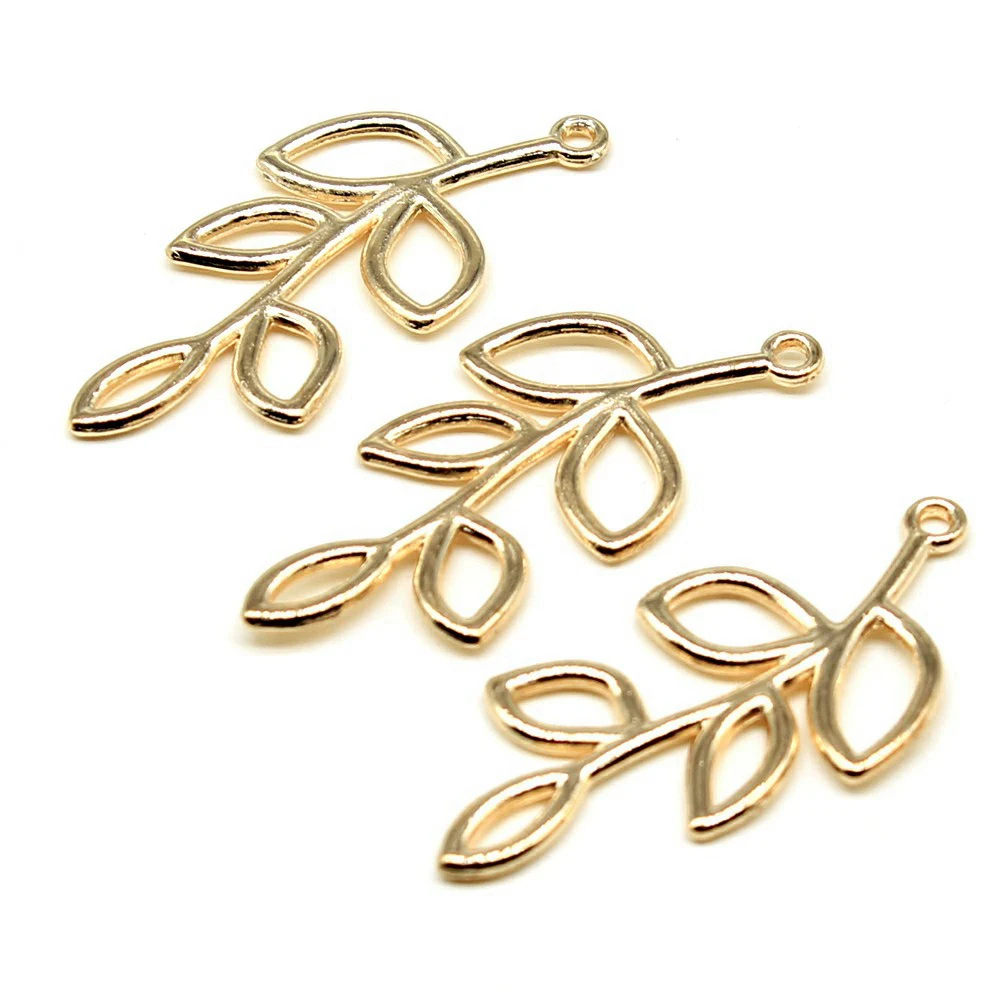 

Branch Leaves Connection Components Jewellery Making Supplies Art Crafts Diy Make Accessories