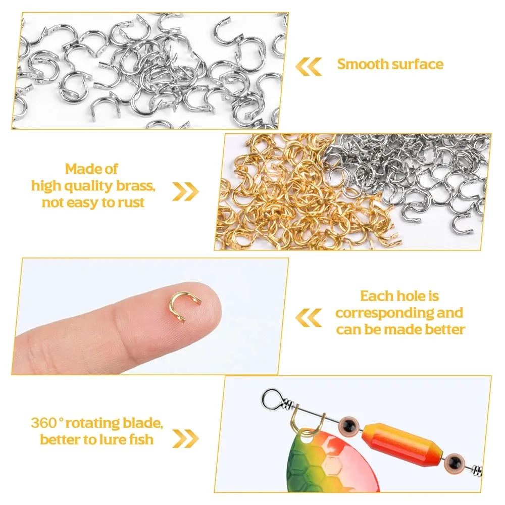 41 шт. вращающийся Спиннер Набор для изготовления рыболовной приманки лезвия
