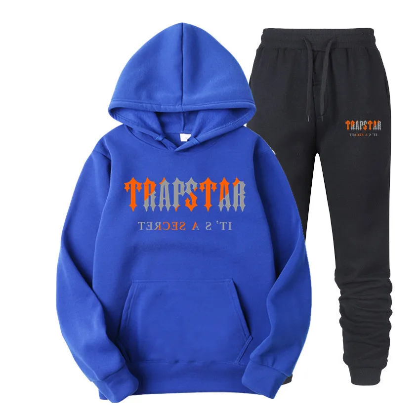 Spring and Autumn brand Trapstar sweatshirt men's suit fashion cotton hoodie casual everyday sportswear men's and women's models