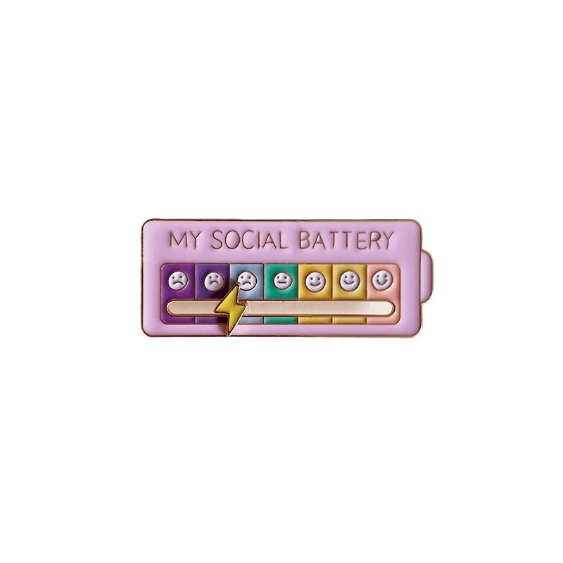 Энергетическая брошь &quotМой социальный аккумулятор&quot