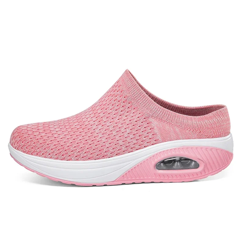 Женские кроссовки без шнуровки повседневная спортивная обувь на платформе