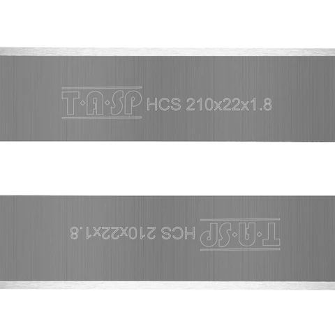 Пара строгальных лезвий TASP MTPB210R 210x22x1,8 мм
