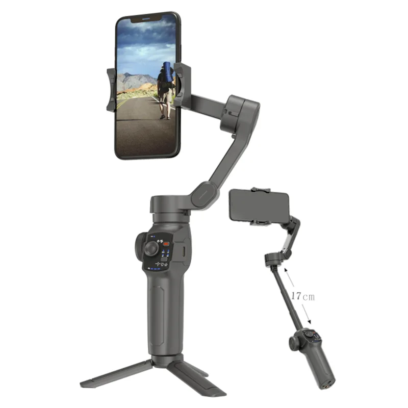 

New Handheld L9 3 Axis Face Tracking Smart Mobile Gimbal Stabilizer Phone Selfie Stick Expandable Estabilizator de Celular