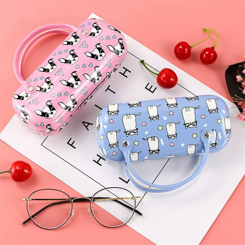 

2022 Boy Girl Cute Cartoon Glasses Case Cute Glasses Strage Bag Box Cases Kids Hang Styling Sunglasses Box Glasses Protection
