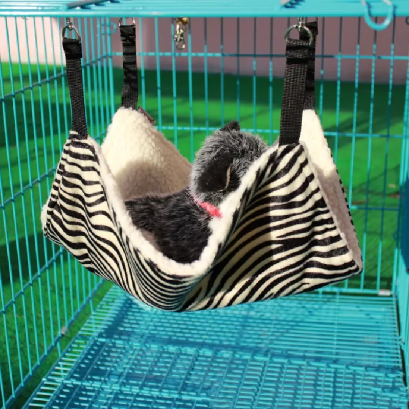 

2023NEW Cat Hammock For Pet Cage Soft Cotton Cat Bed House Hammock Winter Warm Hamster Kitten Chair Hammock Hot Cushion Mat