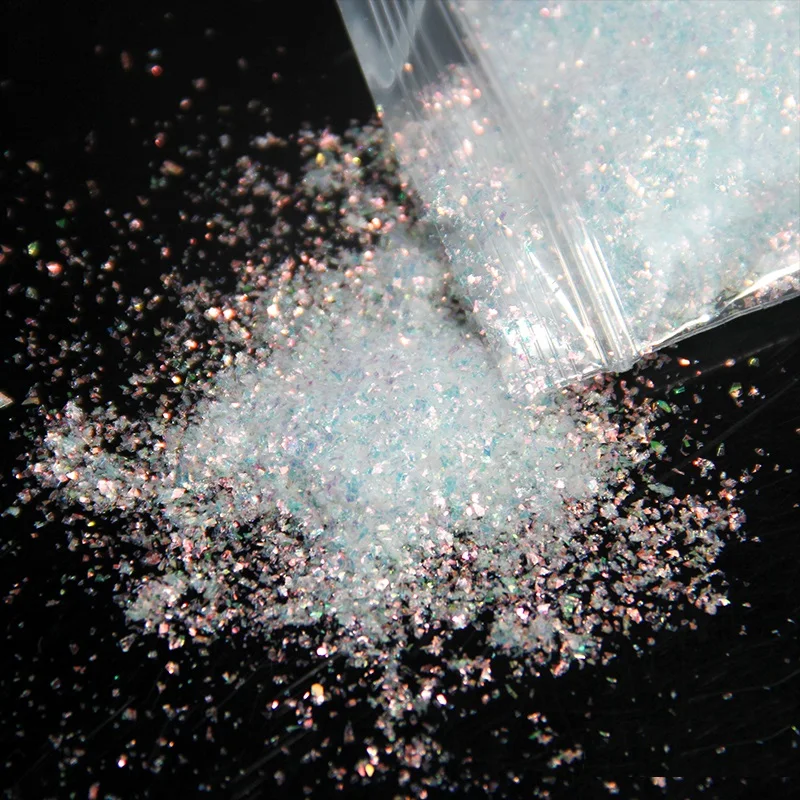 

Блестки для дизайна ногтей радужные, 10 г