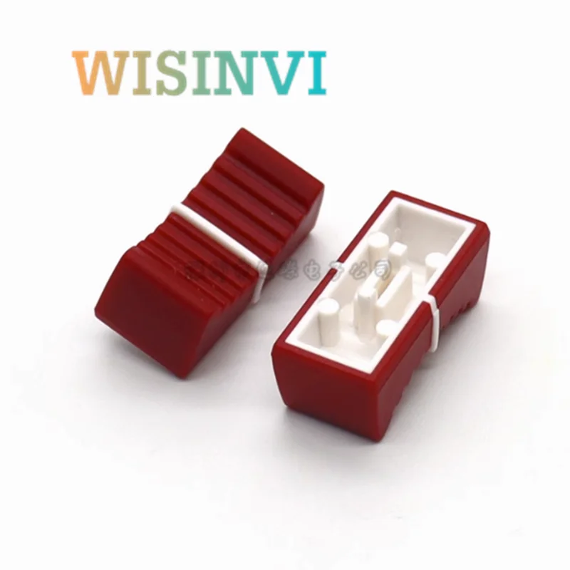 

10 шт. 24*10,5*9 мм прямой подвижный потенциометр микшер с пластиковой крышкой консоль искусственное внутреннее отверстие 4 мм Слот