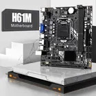JINGSHA H61M LGA 1155 Материнская плата H61 Intel чипсет материнская плата SATA2.0 порт Гнездо DDR3 Поддержка порта LGA1155 PCIE 8X