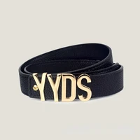 yyds ladies belt personality trend simple versatile y2k simple fashion letters matching dress jeans