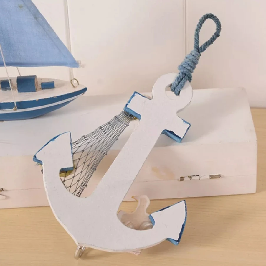 Висячие украшения в пляжном стиле настенные крючки мини-термометр Морской Декор