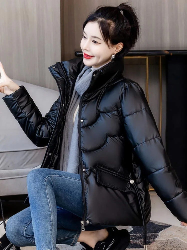 Autumn Winter Fashion Jackets for Women Streetwear Stand Collar Winter Clothes Women Jackets and Coats Loose Student