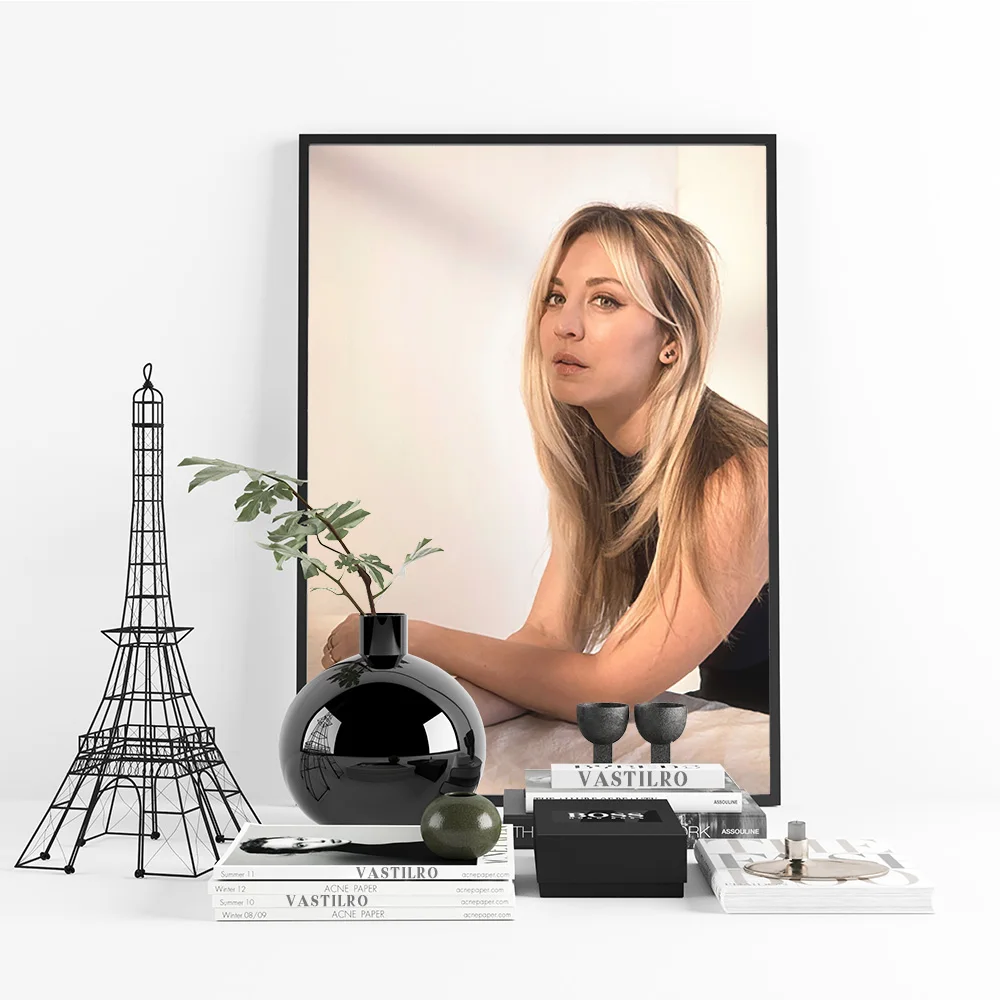 Плакат Кали Кристин Куоко черно-белый постер звезда Художественная печать