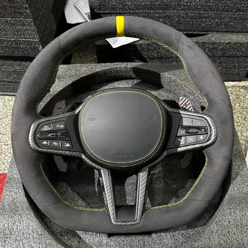 Фото Спортивный руль из карбона на заказ для Supra Mk5 86, детали для модификации интерьера автомобиля №3