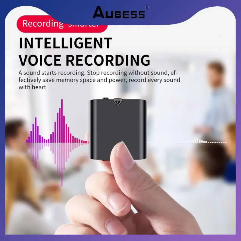 

Professional Recorder Black Hd Noise Reduction Voice Control Recorder 30 Days Standby Automatically Save Professional Mini