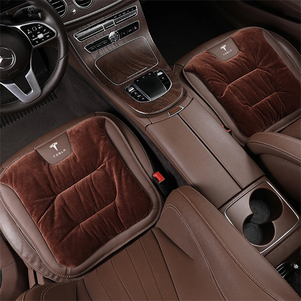 Противоскользящая подушка для автомобильного сиденья фланелевый теплый коврик