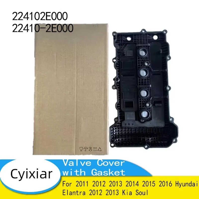 Крышка клапана двигателя с прокладкой для Hyundai Elantra 2012 2013 2014 2015 2016 Kia Soul 2011 224102 E000
