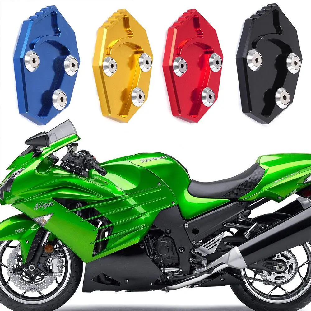 

Side Kick Stand Big Foot Pad Foot Extension Pad Foot Extension Magnifying Pad For KAWASAKI GTR1400|KAWASAKI ZX14R