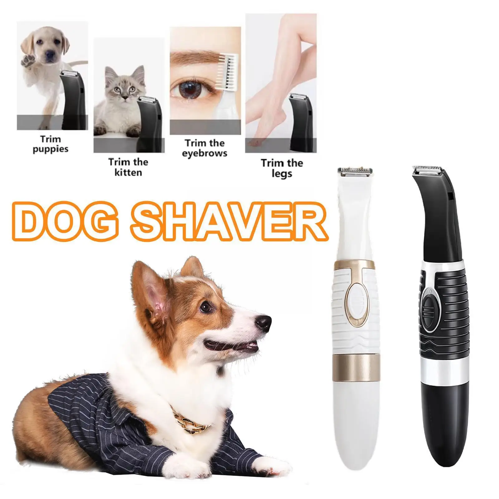 

Electric Dog Grooming Clippers Small Dog Clippers Trimmer Around Pet Face Dog Low Hair Eyes Trim Ears Paws Noise The N2m8