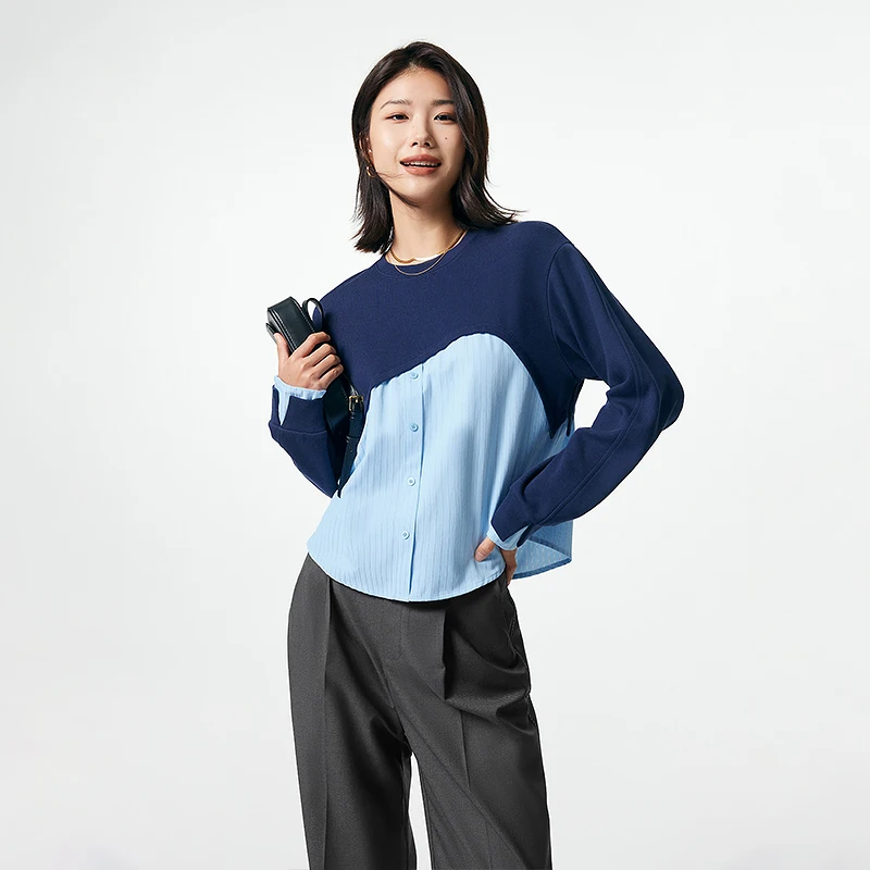 Рисунок 2 - Женский свитшот с длинным рукавом