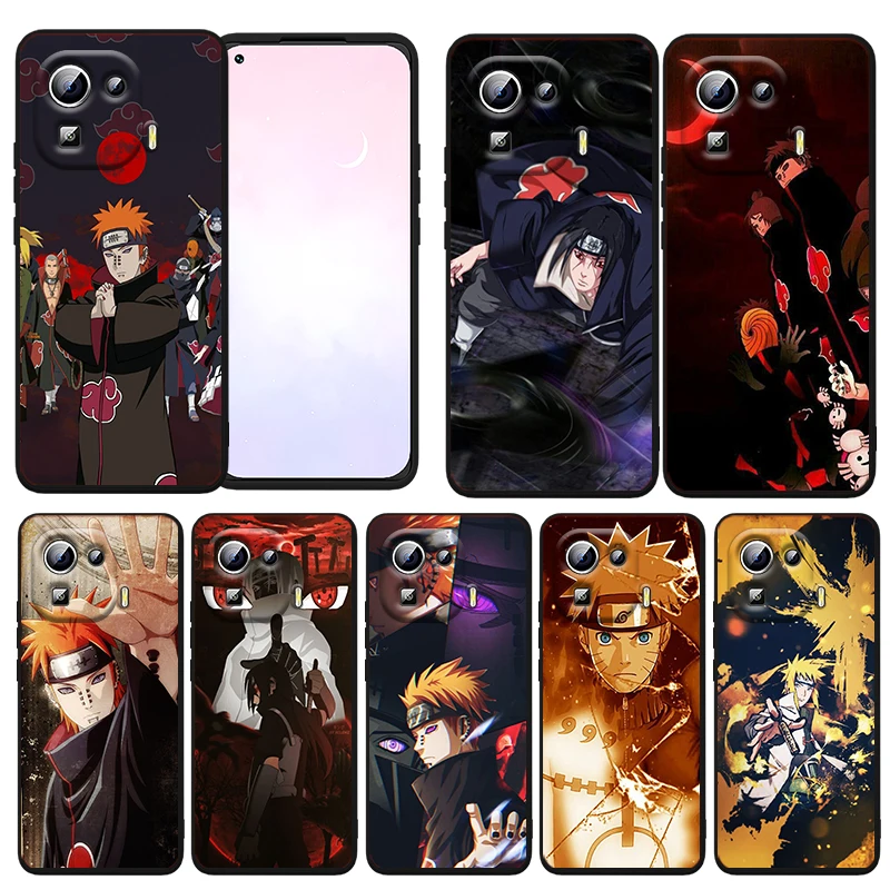 

Anime Kakashi Naruto Art For Xiaomi Mi 12X 12 11 11T 11i 10T 10 Pro Lite Ultra 5G 9T 9SE A3 TPU Silicone Black Phone Case