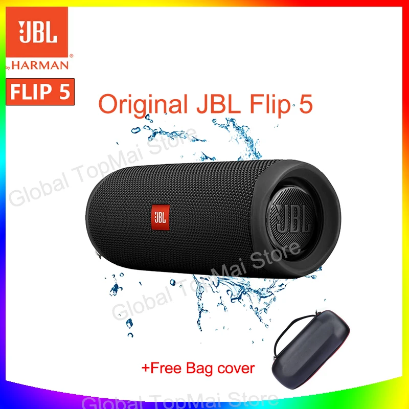 JBL FLIP 5 Wireless Bluetooth Portable Speaker IPX7 Waterproof Wireless Mini  Subwoofer Outdoor Stereo Bass Music Vs FLIP 4