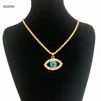 new turkish evil eye necklace glass charm pendent blue fashion jewelry protector men women pendants jewelry