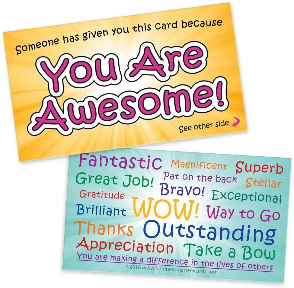 

50 pieces / bag of 5*9cm children's toy incentive cards